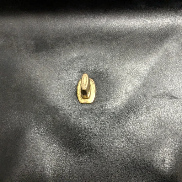 Coach Vintage 1997 G7S-0524 Black Leather Briefcase/Messenger Bag - Picture 6 of 14